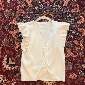 Sadie and sage off white blouse